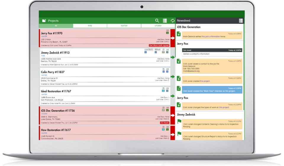 screenshot of Job Dox